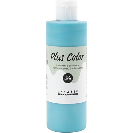 Plus Color Hobbymaling i Turkis - 250ml Kvalitet til DIY