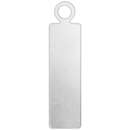 Rektangulære Aluminiums Tags - 20 stk. til Kreativ DIY