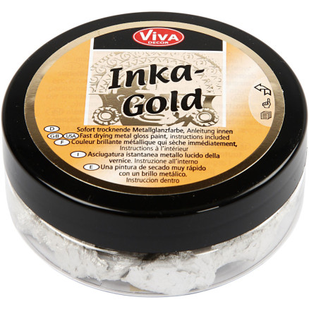 Inka Gold Platin Maling 50ml - Kreativ DIY Tilbud!