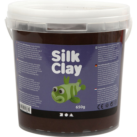 Silk Clay® Brun 650g - Kreativ Modellervoks til DIY