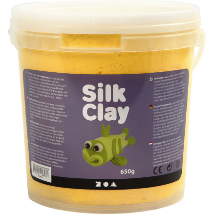 Silk Clay® Gul 650g - Kreativ Modellervoks i Spand
