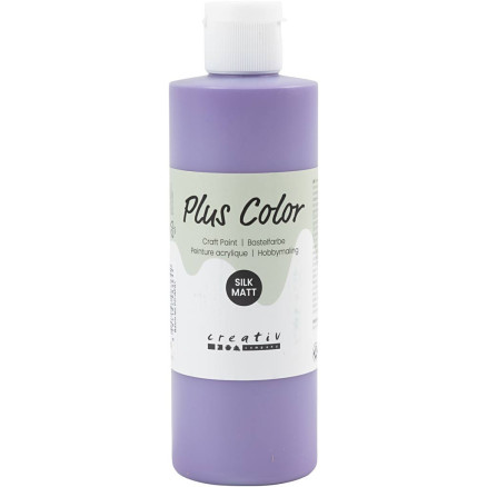 Plus Color Hobbymaling - Mørk Lilla, 250ml Akrylmaling