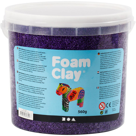 Foam Clay® i lilla - 560g til kreativ modellering