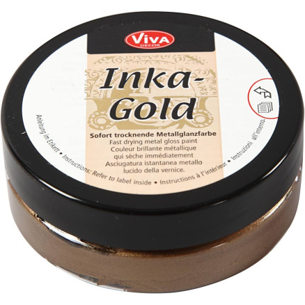 Inka Gold Brune Guld 50ml - Kreativ Maling Tilbud!