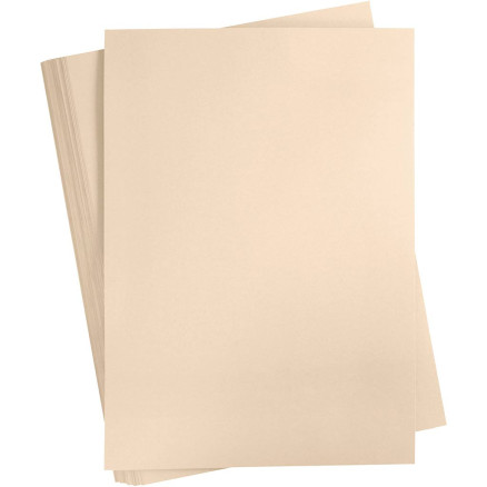 Beige A2 Karton 180g - 100 Ark i Pakke