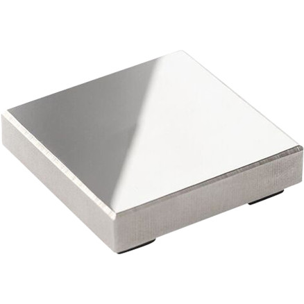 Stempelblok i metal, 5,5x5,5 cm - Perfekt til prægning!