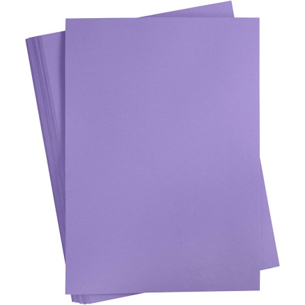 Lilla A2 Karton, 180 g, 100 Ark - Kreativ DIY Materiale