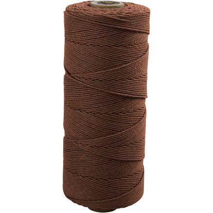 Blødt Knyttegarn i Brun - 315 M, 1 mm Tykkelse, 220 g