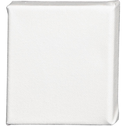 Hvidt Malerlærred 10x10 cm - 10 stk. i Pakke