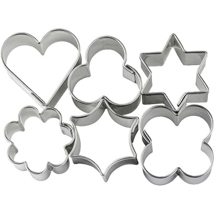 FIMO® metalforme, 6 stk. til kreative projekter