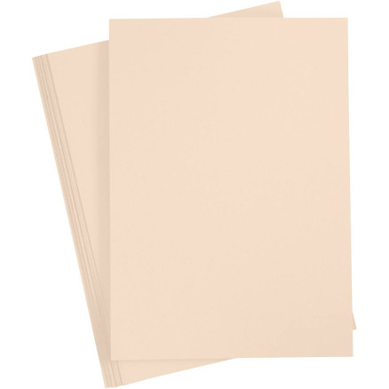 Beige A4 Karton 180g - 20 Ark i Pakke
