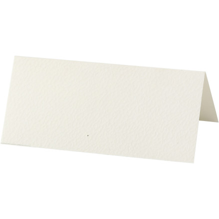 Bordkort Råhvid 9x4 cm - 20 stk. til Kreativ Brug