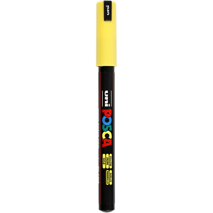 Uni Posca Tusch, Gul - Ekstra Fin Spids, 1 stk.
