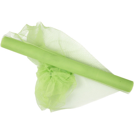 Neon Grøn Tyl 50 cm x 5 m - Kreativ Stof til Syning
