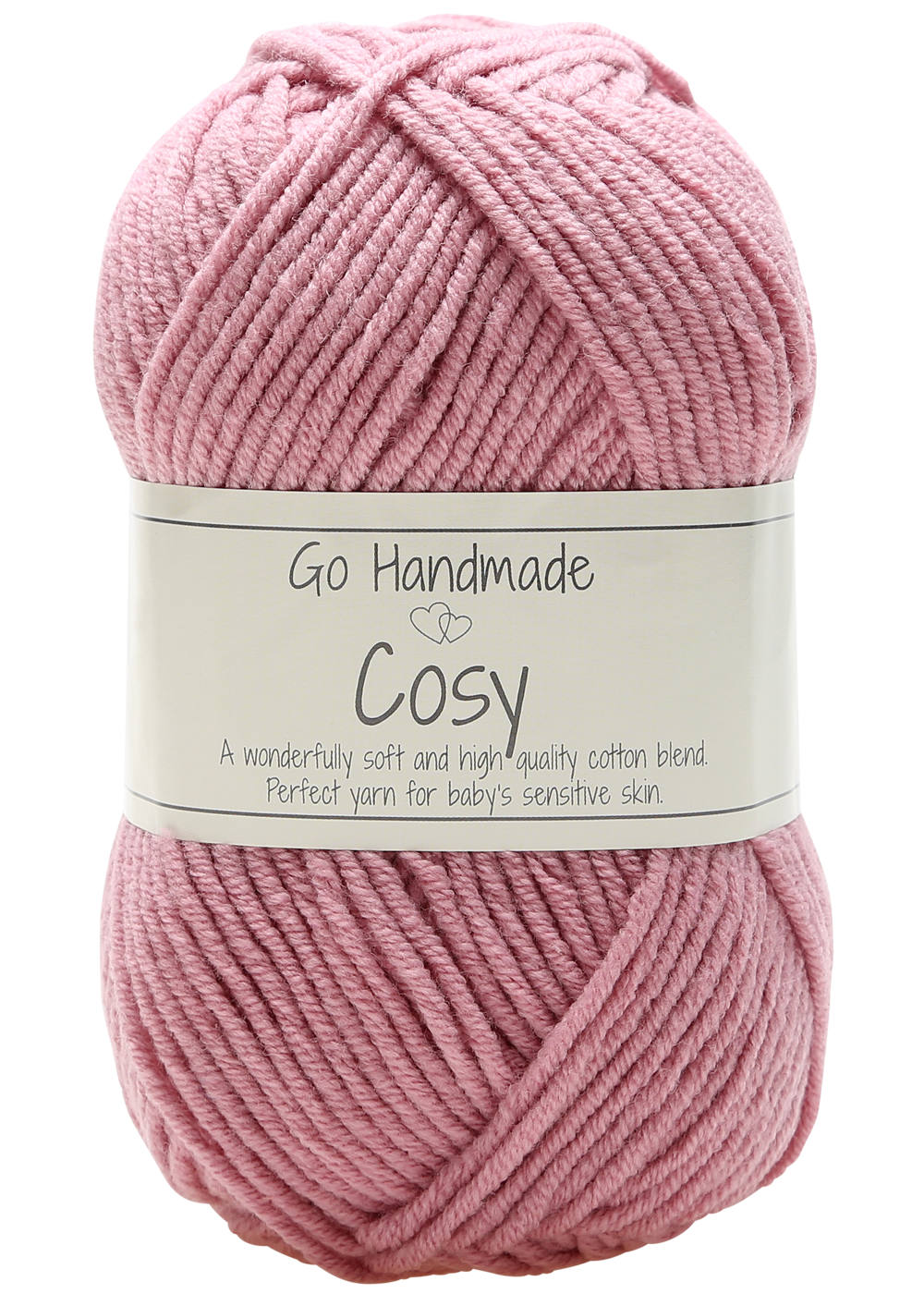 Cosy Garn 50 g - Lys Rosa til Strik og Hækling