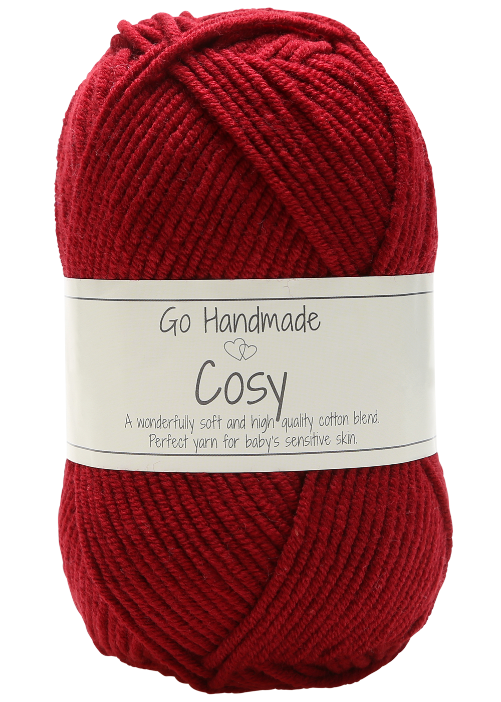 Cosy Garn 50 g - Vinter Rød fra Niah Design