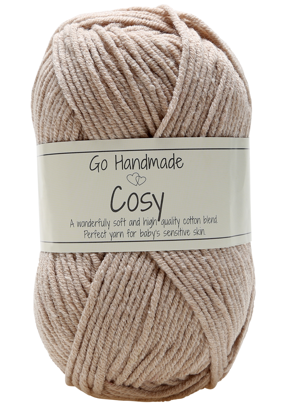 Cosy Garn 50 g - Pastel Brun fra Niah Design