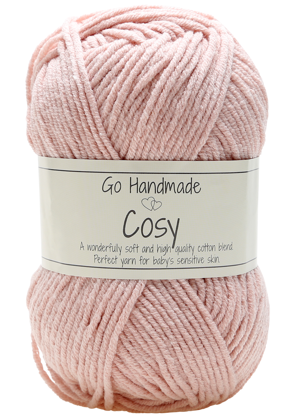 Cosy Garn 50 g i Pastel Rosa - Perfekt til Strik og Hækling