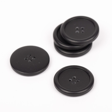 Drops Knapper Mat Sort 23mm 50 Stk - Kreativ DIY Tilbud