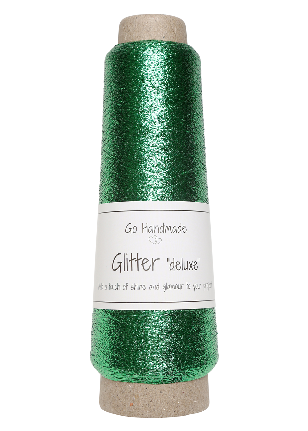 Glitter Deluxe, 30 g, smaragdgrøn - Glimmer til dit projekt!