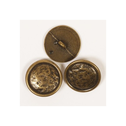 Guld Messing Knap 20mm - 50 stk til Kreativ DIY