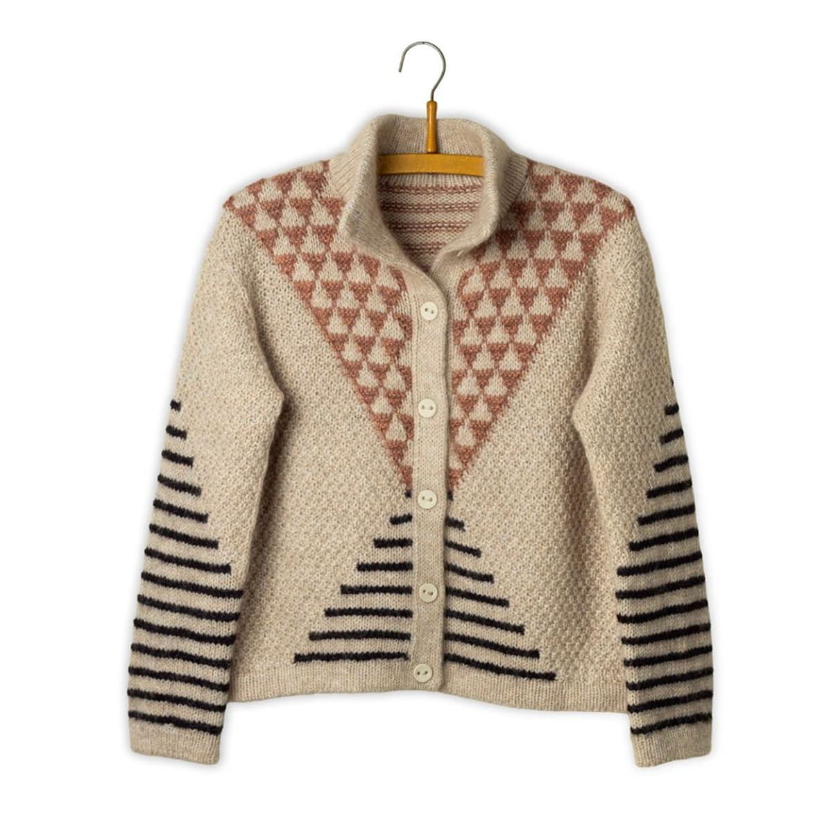 Alice Jakke - Eksklusiv Strikkeopskrift fra Isager Archives 2