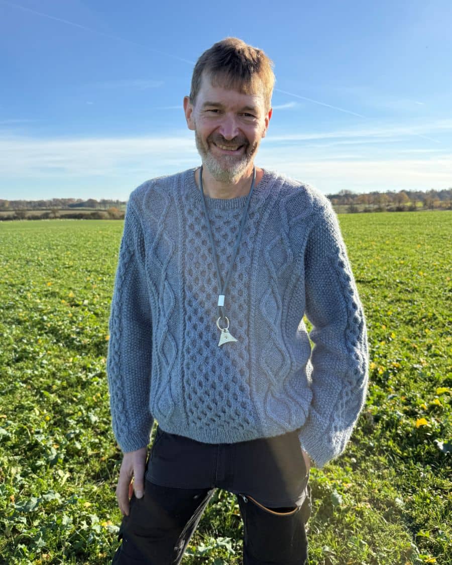 Dagmar Sweater til Mænd - Strikkeopskrift fra Isager