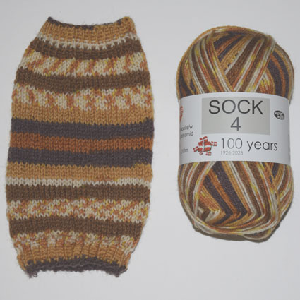 Sock 4 - Strømpegarn - Uldgarn -  fv 5039 Flerfarvet