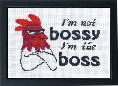 Broderi Kit - IÂ´m not bossy