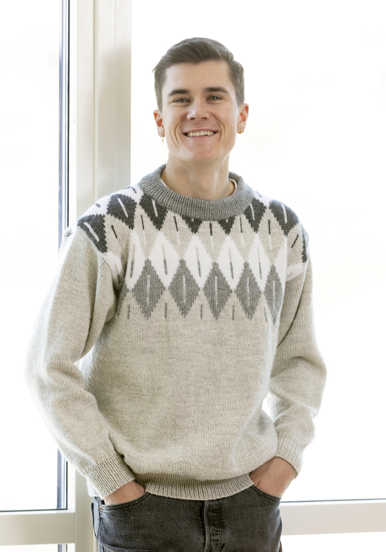 "Runner" Genser - Viking Design 2306-1 Kit - XS-XXL - Viking Alpaca Storm , fra Viking