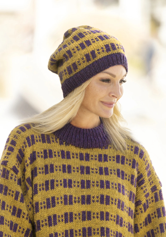 "Edda" Hue - Viking Design 2331-4B Kit - S - L - Viking Wool, fra Viking