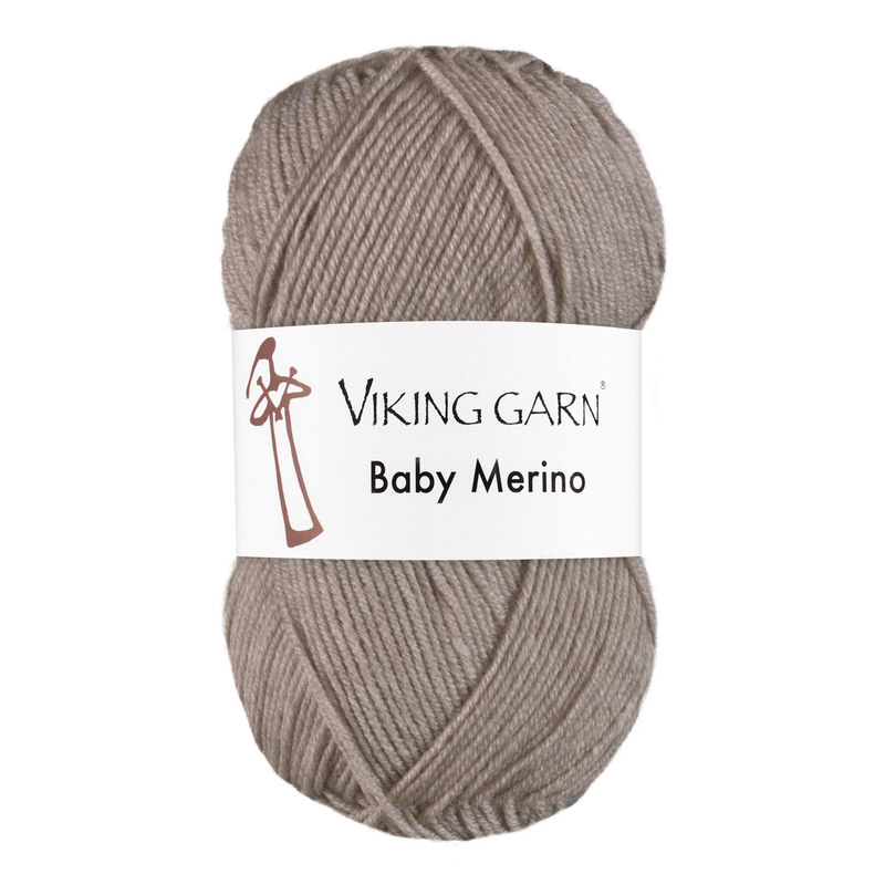 Viking Baby Merino - 207 Beigemeleret, Merinould, fra Viking