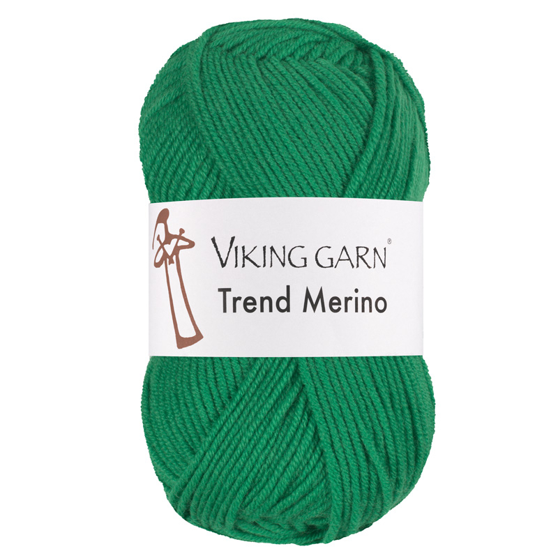 Viking Trend Merino 436 Æblegrøn, Merinould, fra Viking