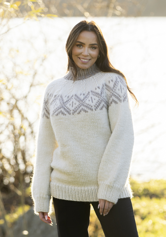 "Abel" genser- Viking Design 2402-12A Kit - XS-XXL - Viking Snorre , fra Viking