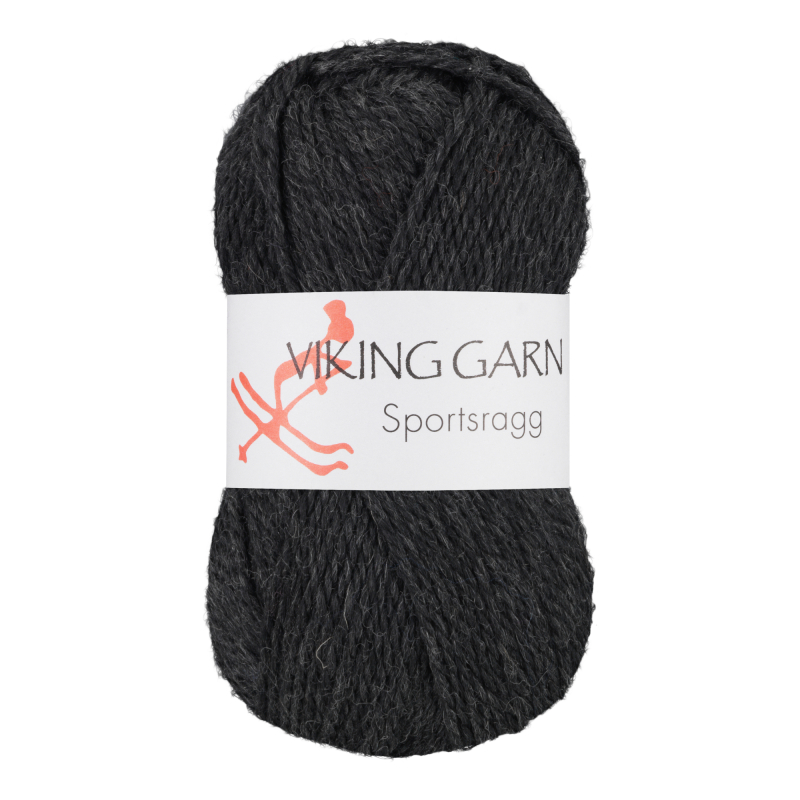 Viking Sportsragg - 517 Koksgrå, Uld/Akryl/Nylon, fra Viking