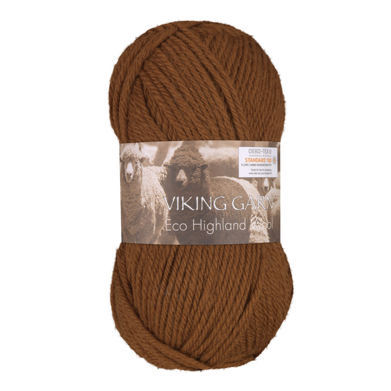 Viking Eco Highland Wool 254 Kobber, Uldgarn, fra Viking