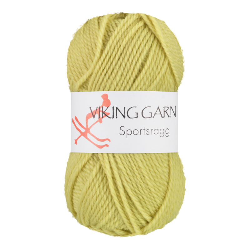 Viking Sportsragg - 531 Lys grøn, Uld/Akryl/Nylon, fra Viking