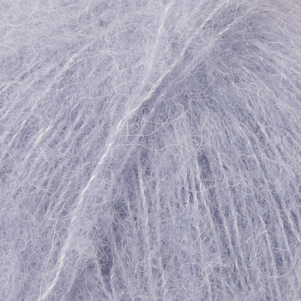 DROPS Brushed Alpaca Silk 17 Lys Lavendel, Alpacagarn/Silke, fra DROPS Design