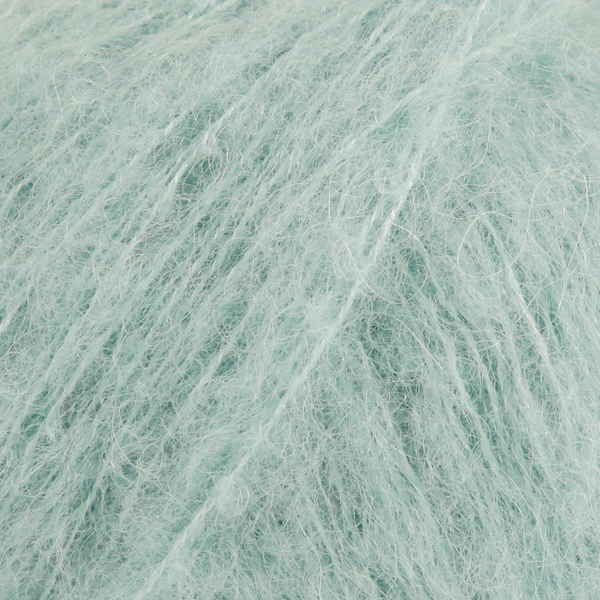 DROPS Brushed Alpaca Silk 15 Lys Søgrøn, Alpacagarn/Silke, fra DROPS Design
