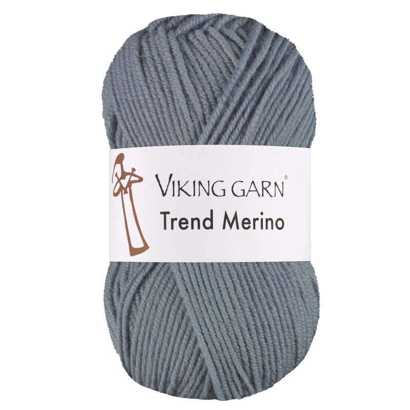 Viking Trend Merino 423 Gråblå, Merinould, fra Viking