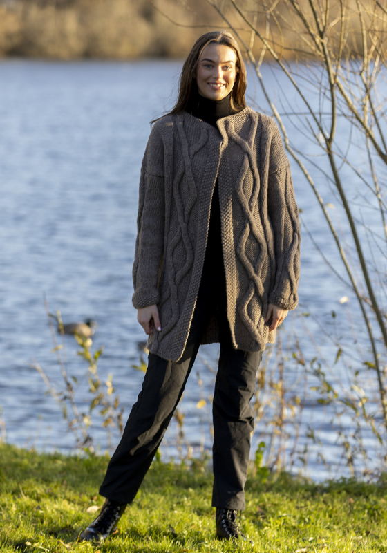 "Eding" cardigan - Viking Design 2402-13 Kit - S-XXL - Viking Snorre , fra Viking