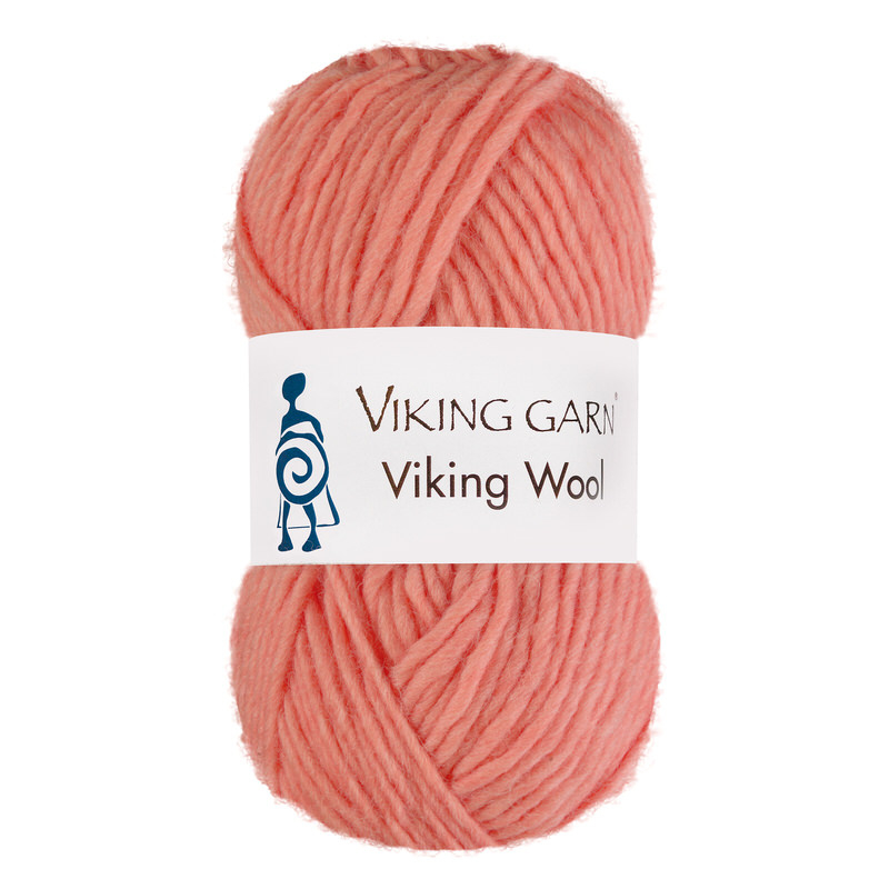 Viking Wool 563 Koral, Uldgarn, fra Viking
