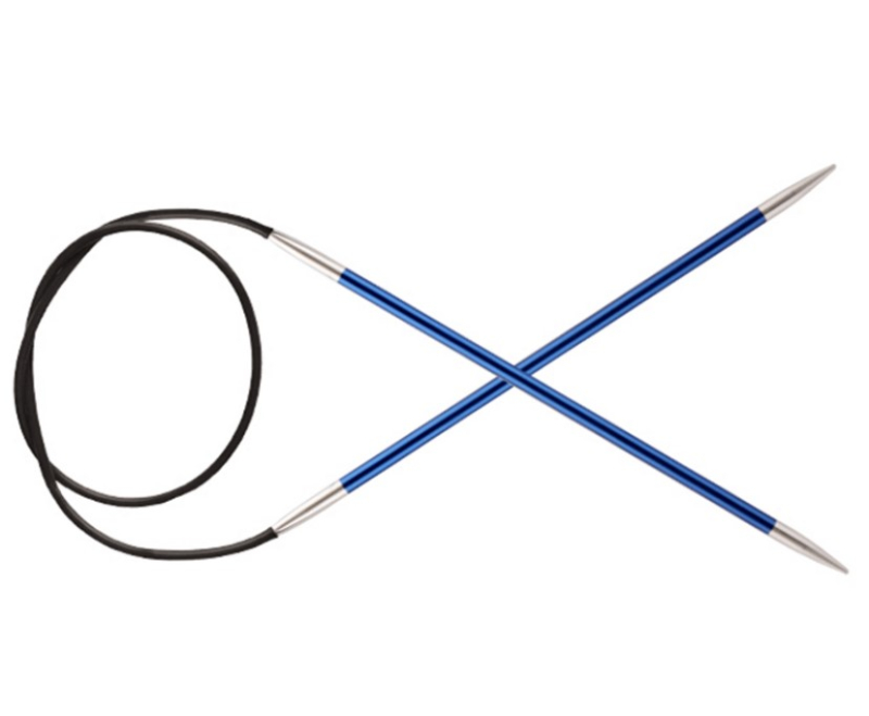 4,0 mm - Knitpro Zing Rundpinde 60 cm, fra Knitpro