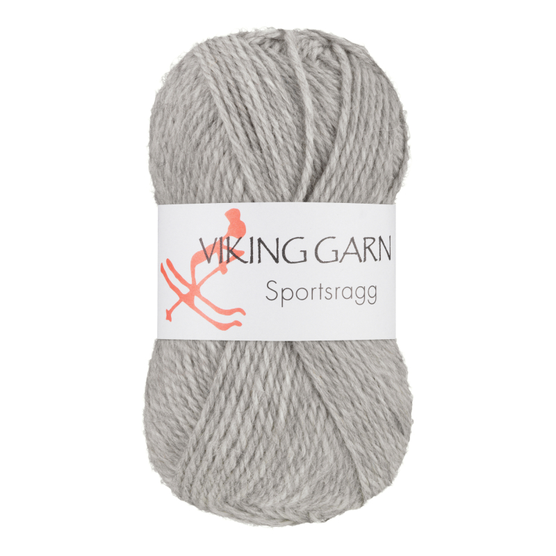 Viking Sportsragg - 513 Lys grå, Uld/Akryl/Nylon, fra Viking