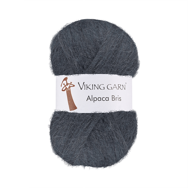 Viking Bris - 327 Jeansblå, Alpacagarn, fra Viking