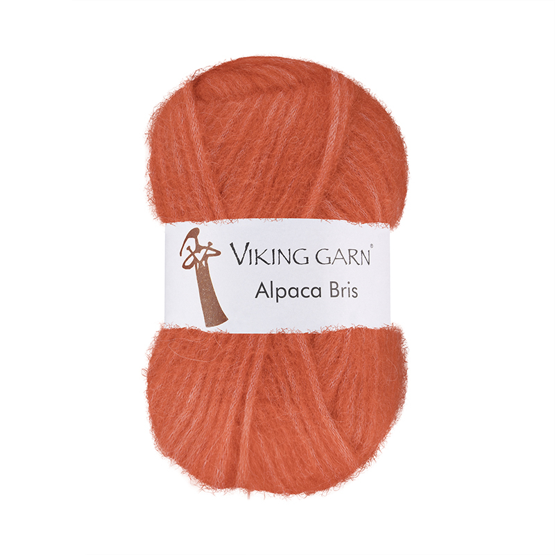 Viking Bris - 351 Orange, Alpacagarn, fra Viking