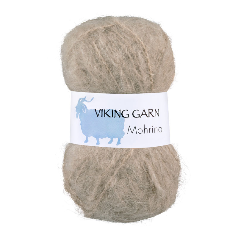 Viking Mohrino - 506 Sand, Mohairgarn, fra Viking