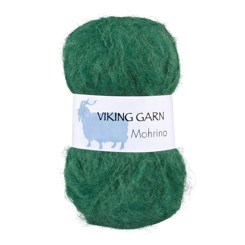 Viking Mohrino - 536 Grøn, Mohairgarn, fra Viking