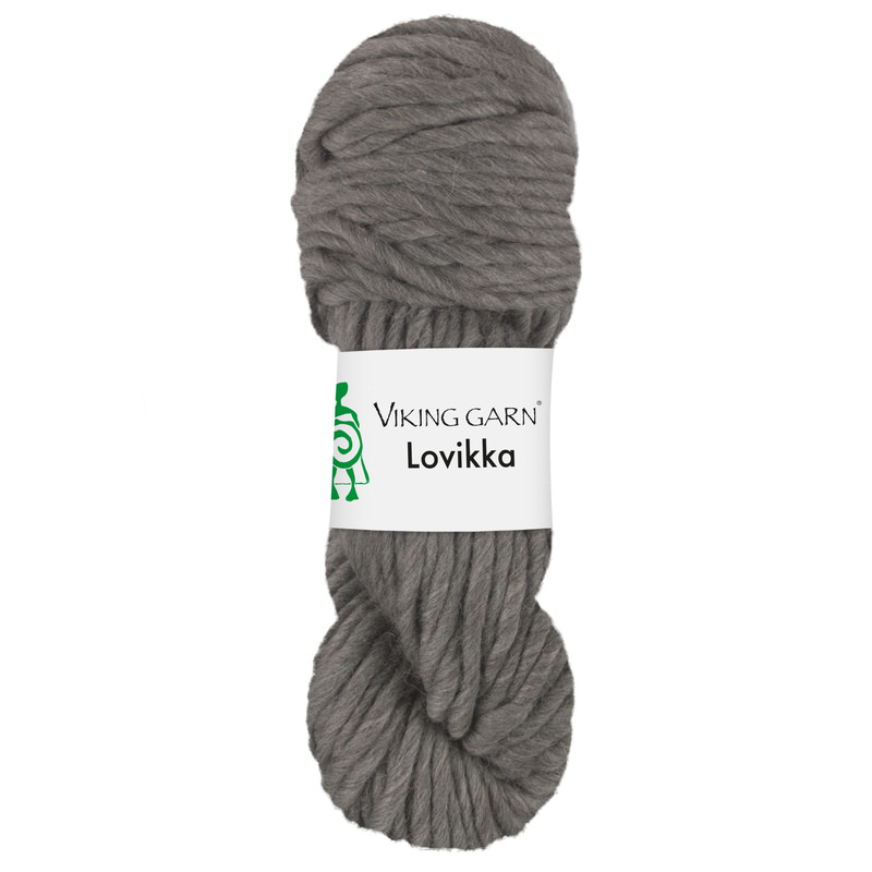 Viking Lovikka 215 Grå, Uldgarn, fra Viking