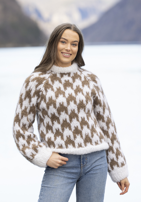 "Bettina" Genser - Viking Design 2511-3 Kit - XS-XXL - Viking Mohrino, fra Viking